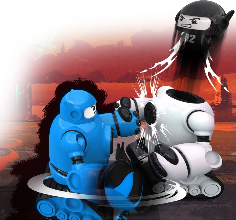 ThreeSixty Τηλεκατευθυνόμενο Robot Mecha Rivals Jib vs. Jab (1242020751) (4)