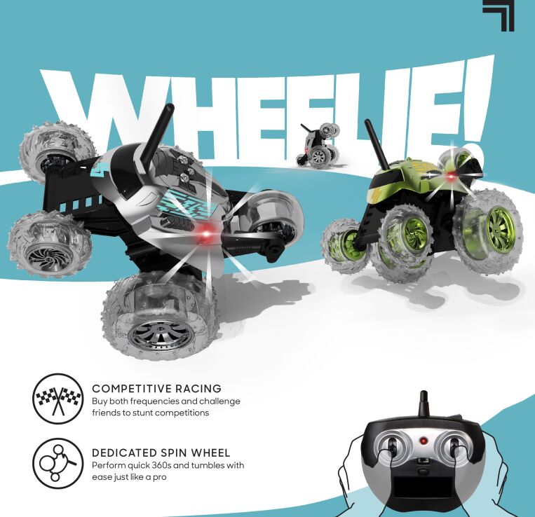 ThreeSixty Τηλεκατευθυνόμενο Όχημα 360° Spinning Thunder Tumbler Silver (1261022230) (2)