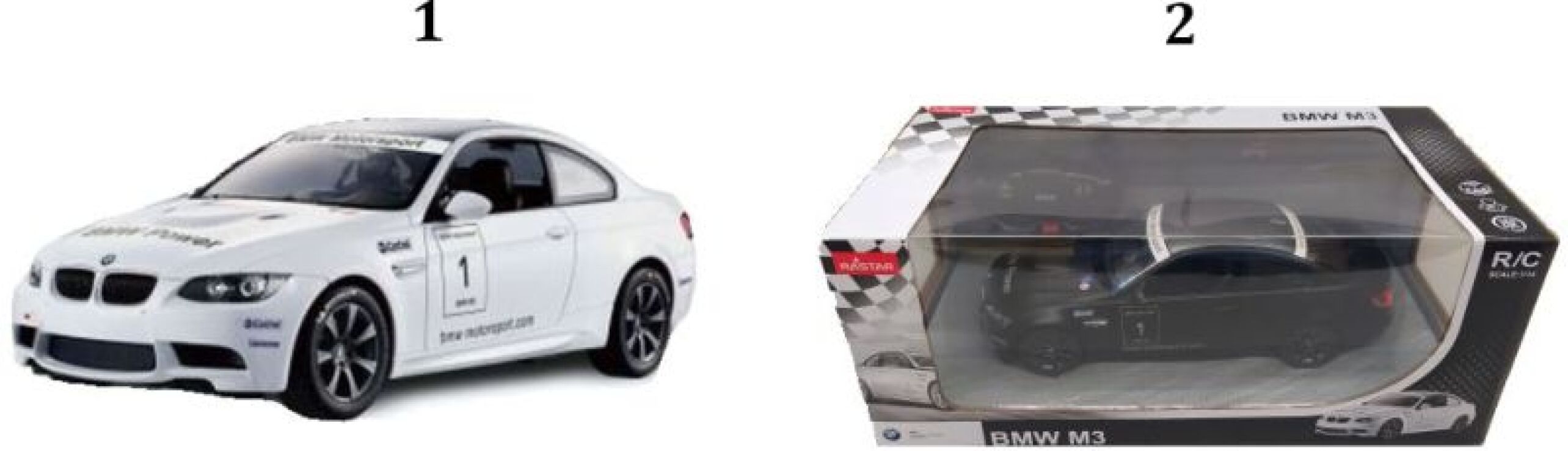 Rastar Τηλεκατευθυνόμενο Αυτοκίνητο BMW M3 1:14-2 Σχέδια (48000) (1)