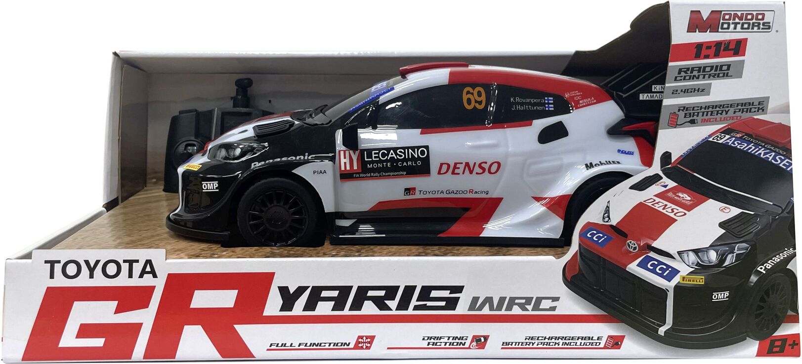 Mondo Τηλεκατευθυνόμενο Toyota GR Yaris WRC 1:14 (63860) (1)