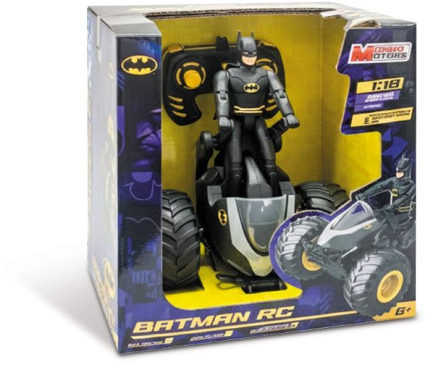 Mondo Τηλεκατευθυνόμενο Batman Knight Racer & Φιγούρα 15cm (63878) (1)