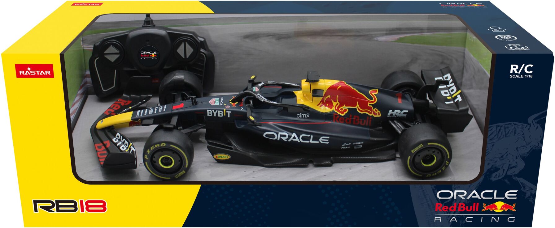 Rastar Τηλεκατευθυνόμενο Oracle Rd Bull Racing RB18 1:18 (94800) (1)