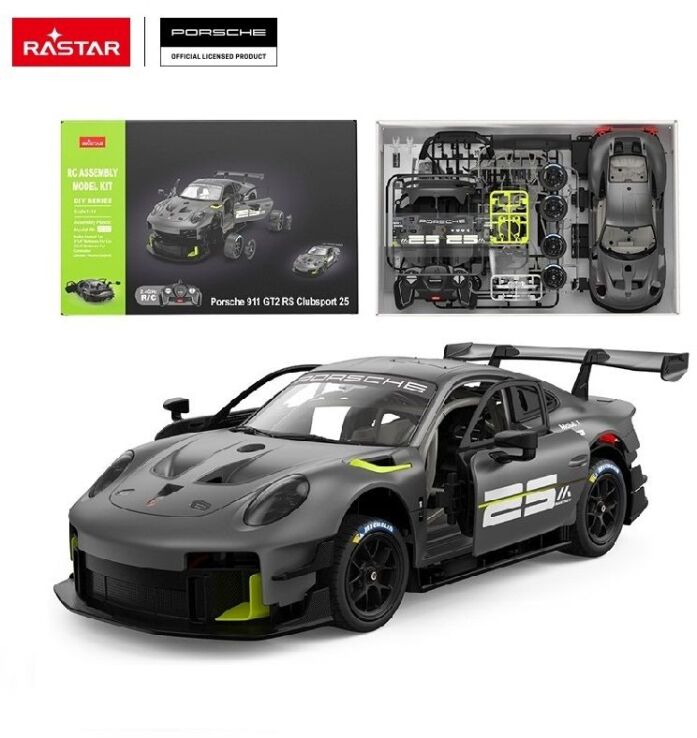Rastar Τηλεκατευθυνόμενο Diy Kit Porsche 911 GT2 RS Clubsport 25 1:18 (99600) (1)