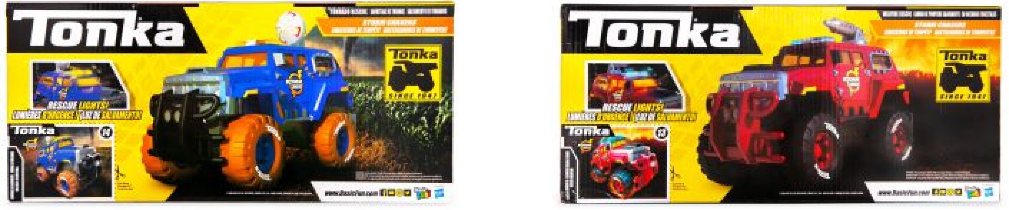 Basic Fun Tonka Οχήματα Mega Machines Storm Chasers Light & Sound-2 Σχέδια (06015) (2)