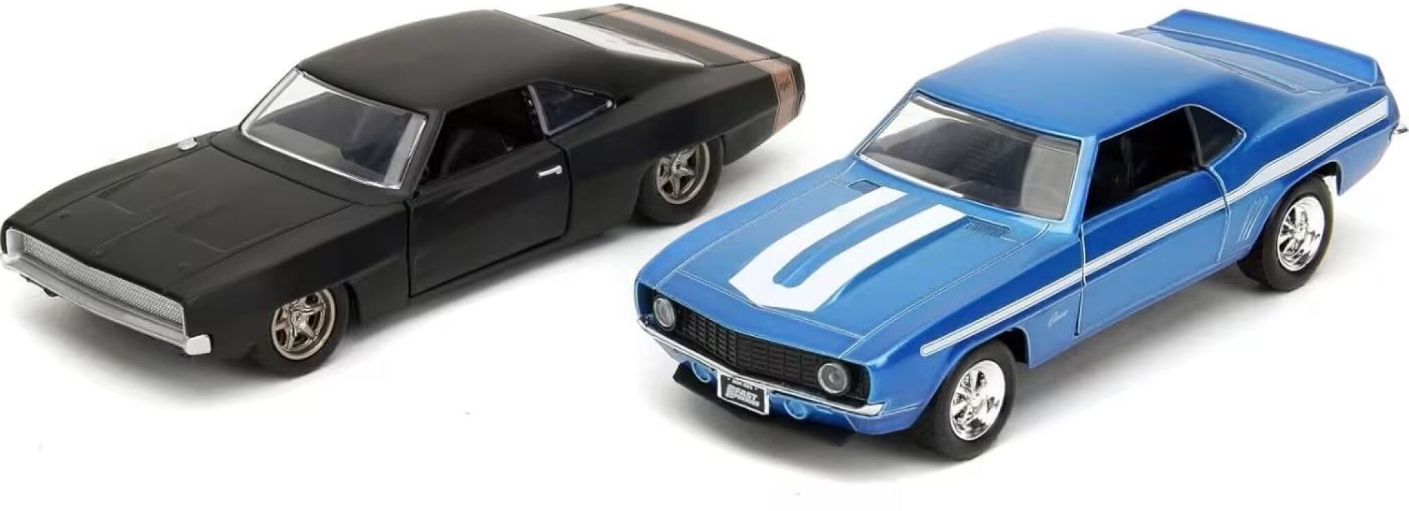 Jada Fast & Furious Legacy Όχημα  Chevrolet Camaro & Dodge 1968 1:32 2Τμχ (253202013) (0)