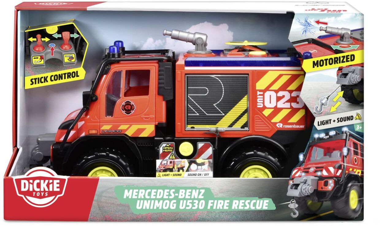 Dickie Freewheel Όχημα Πυροσβεστικής Unimog U530 50cm (203719033) (1)