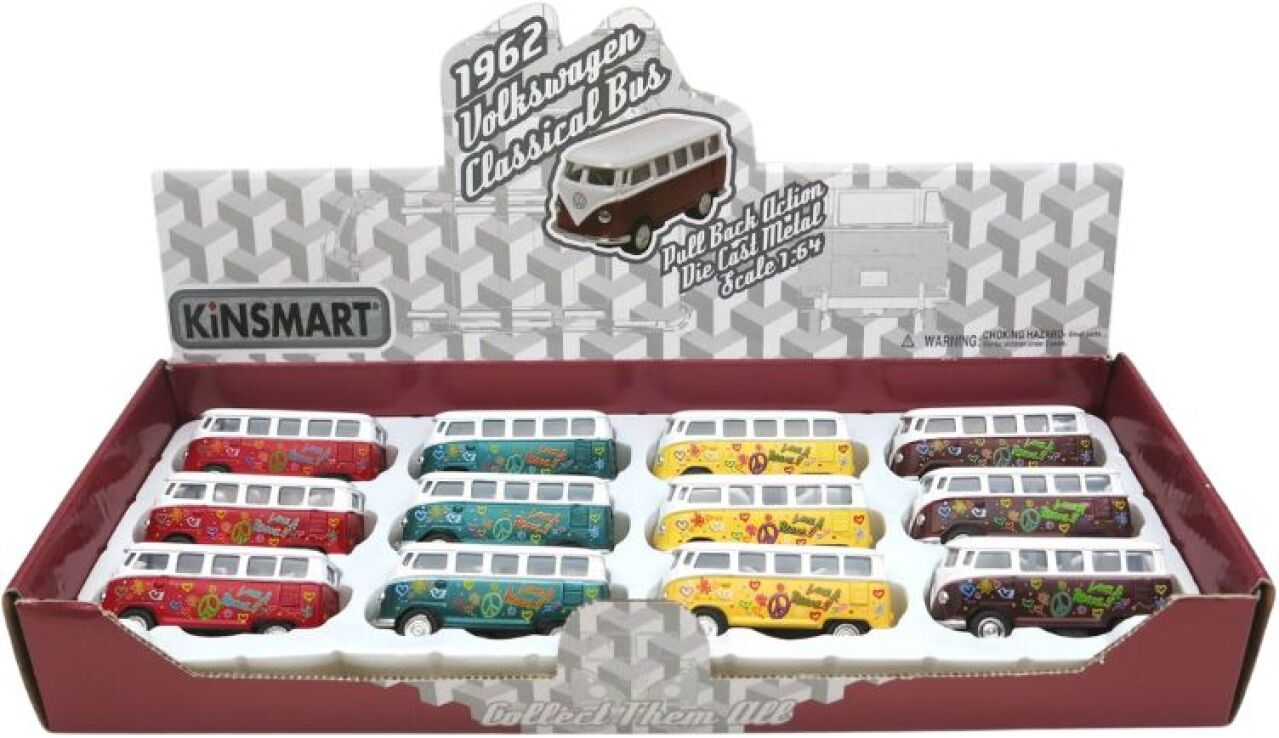 Kin Volkswagen Classical Bus 1962 2.5''-4 Χρώματα (2142-KT2542DF) (0)