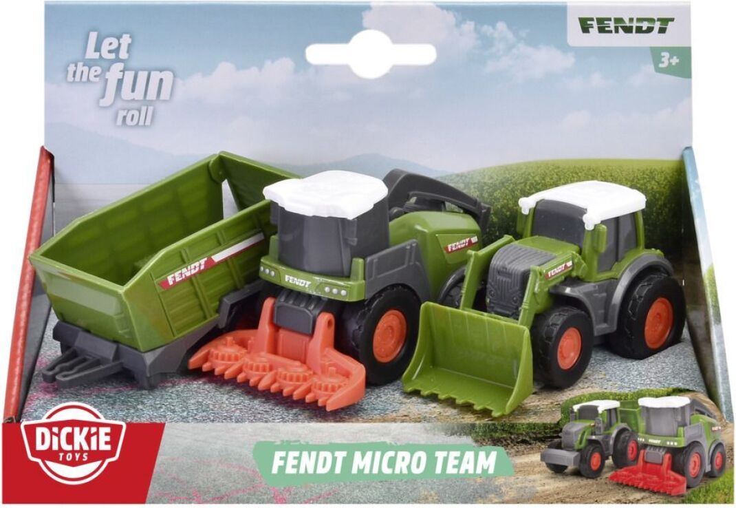 Dickie Freewheel Fendt Team Σετ Οχήματα 9cm-3 Σχέδια (203732001) (3)