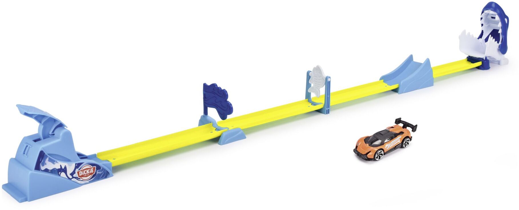 Dickie Shark Launcher Πίστα 120cm & 1 Αυτοκίνητο (203333000) (0)