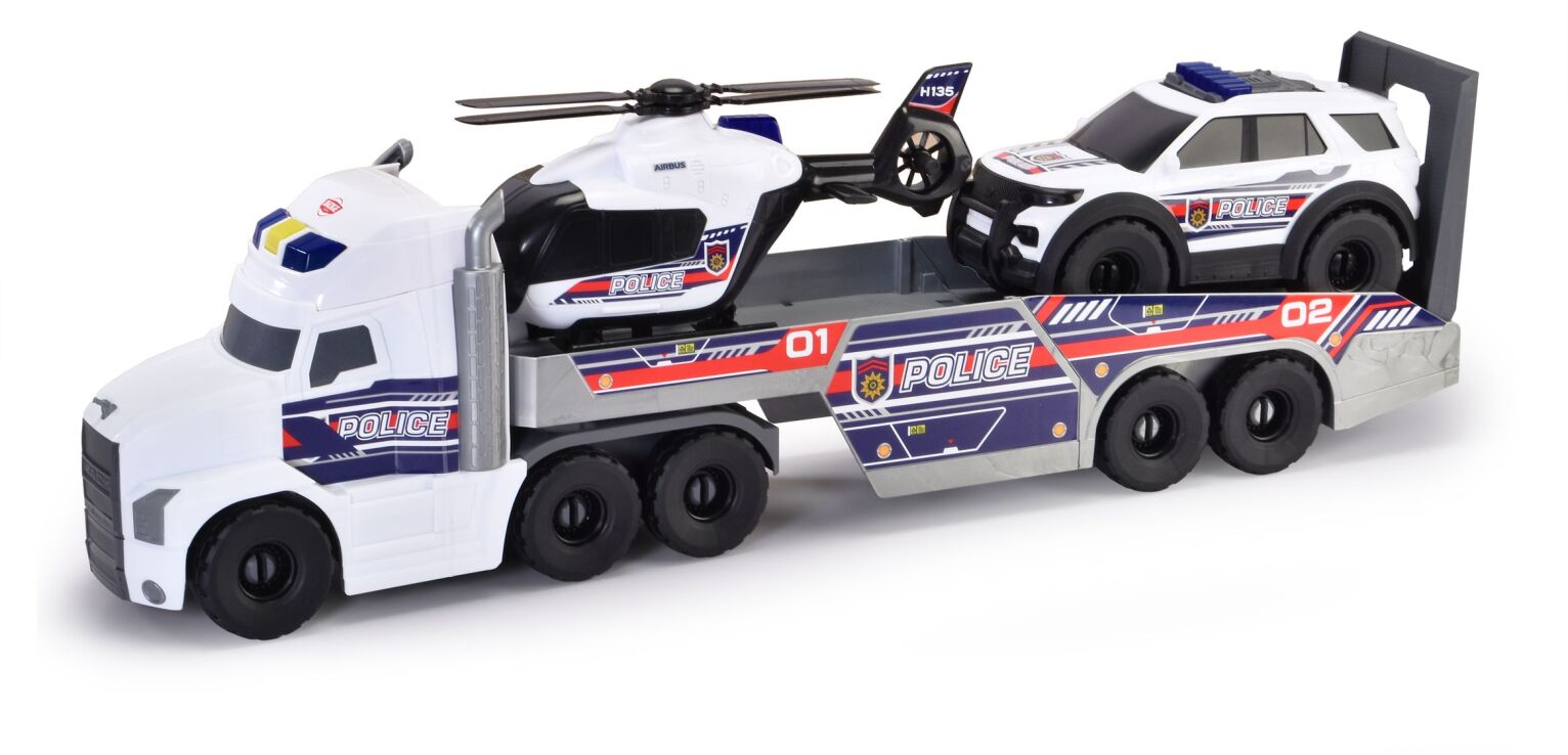 Dickie F/W Σετ Όχημα Αστυνομίας Mack Truck+2 Οχήματα 70cm. (203719036038) (0)