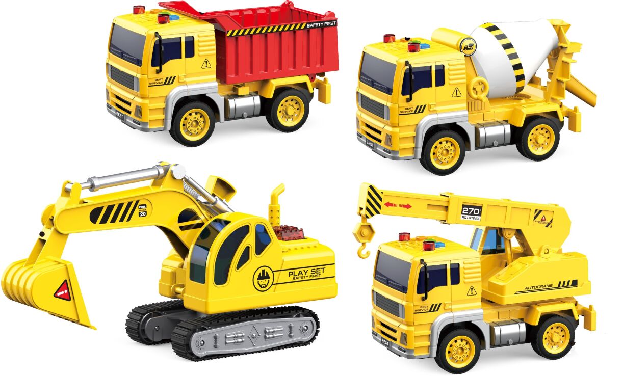 BW F/P Σετ Οχήματα Construction 1:20 (WY510-4) (0)