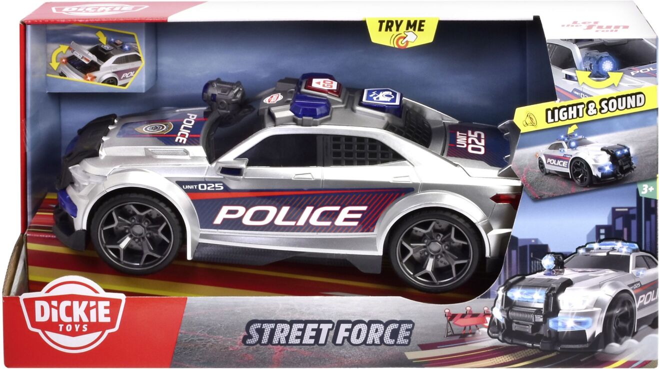 Dickie F/W Όχημα Police Street Force 33cm (203307004) (1)