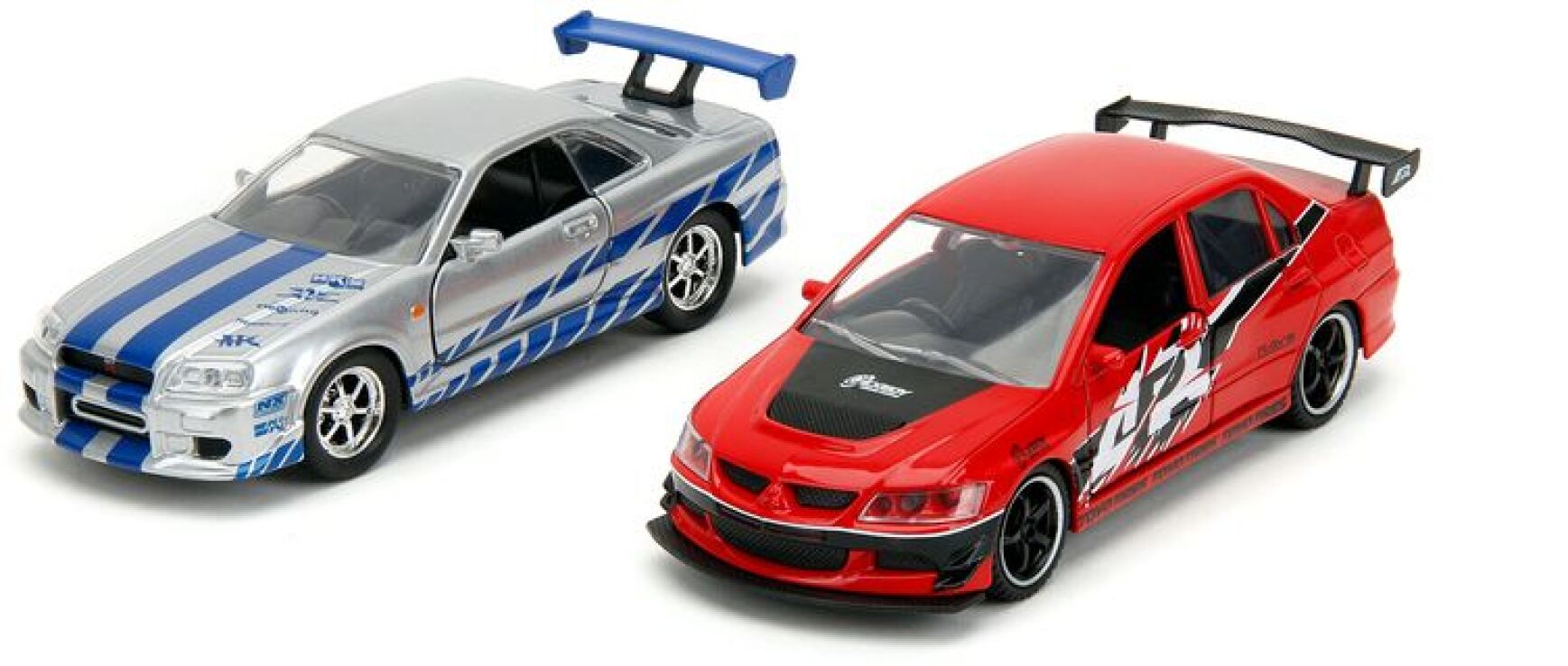 Jada Fast & Furious Legacy Όχημα Mitsubishi & Nissan 1:32 2Τμχ (253202019) (0)