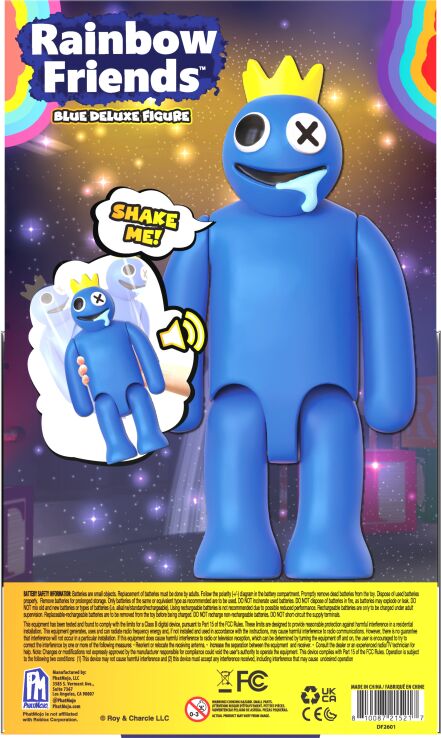 Rainbow Friends Φιγούρα Deluxe Blue Με Ήχο S3 (DF2601) (2)
