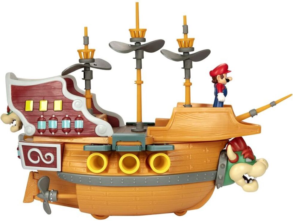 JP Nintendo Φιγούρα 2.5" Super Mario Deluxe Bowser Ship Playset (404294) (3)