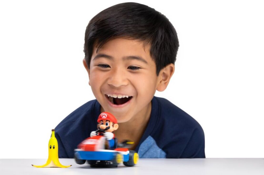 Jakks Pacific Nintendo Φιγούρα 2.5" Super Mario Spin Out Mariokart (408744) (3)