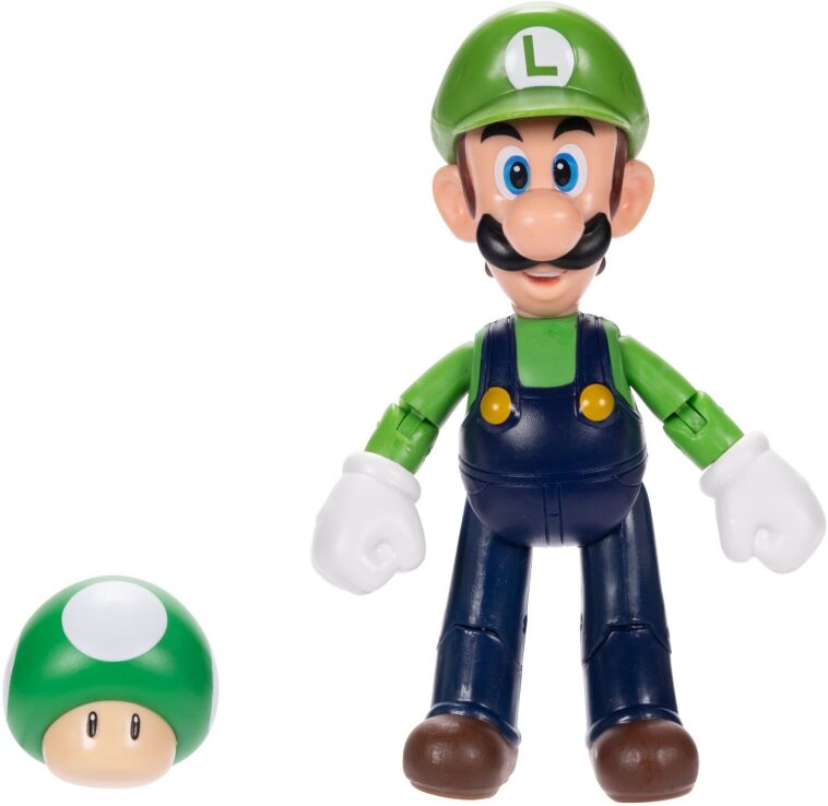 Jakks Pacific Φιγούρα 4'' Super Mario W.38-5 Σχέδια (421664-6) (3)