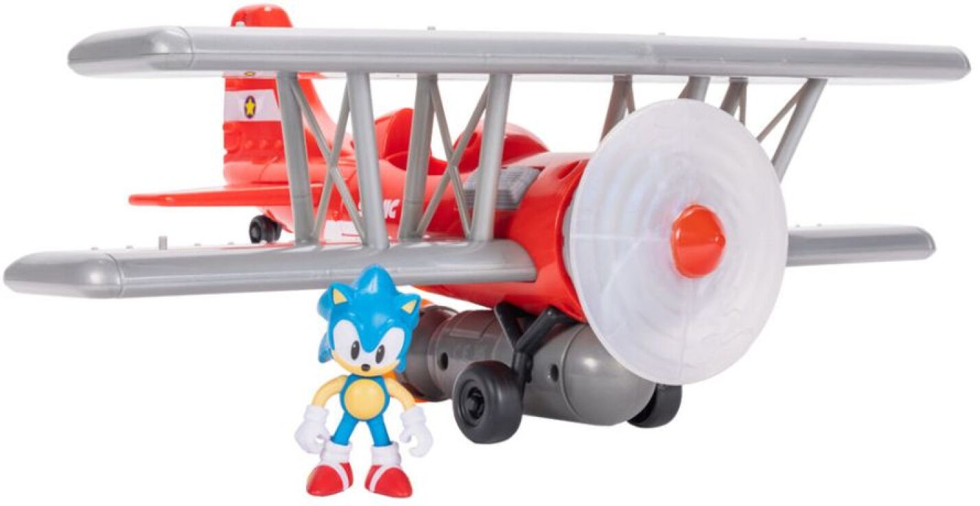 Jakks Pacific Sonic Φιγούρα 2.5'' Sonic & Tornado Biplane (423284) (0)
