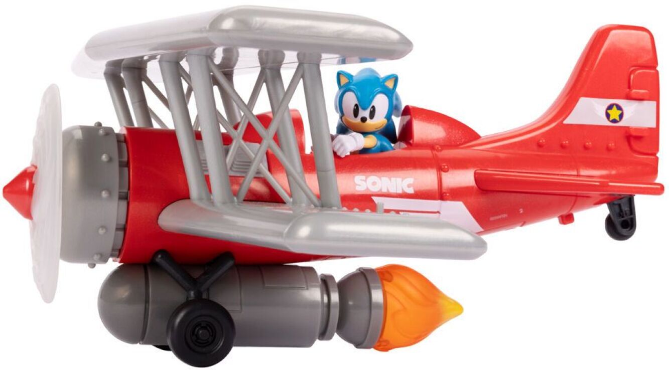 Jakks Pacific Sonic Φιγούρα 2.5'' Sonic & Tornado Biplane (423284) (2)