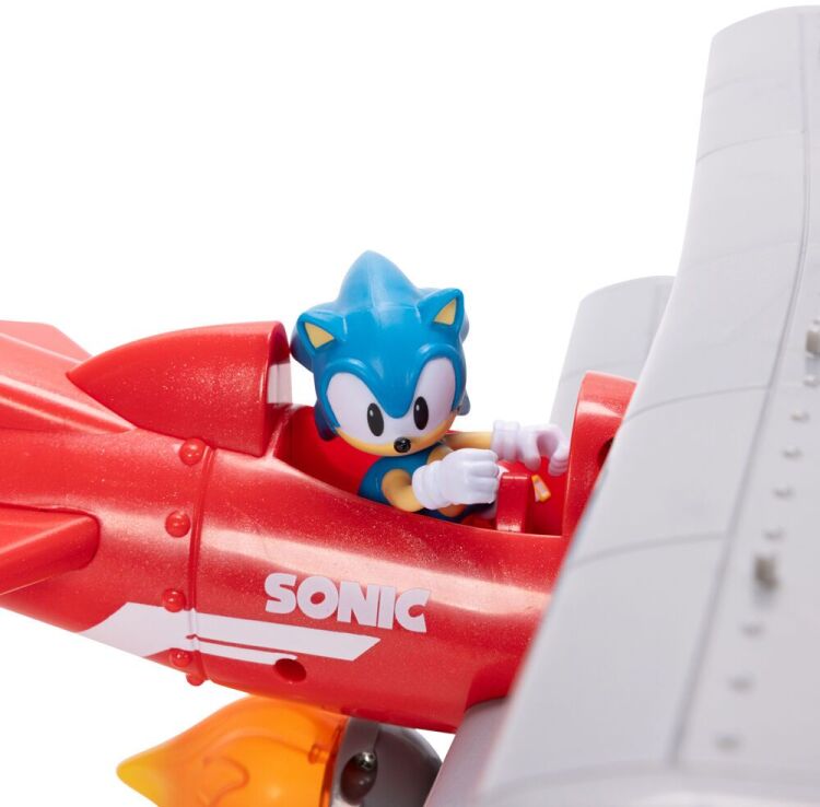 Jakks Pacific Sonic Φιγούρα 2.5'' Sonic & Tornado Biplane (423284) (3)
