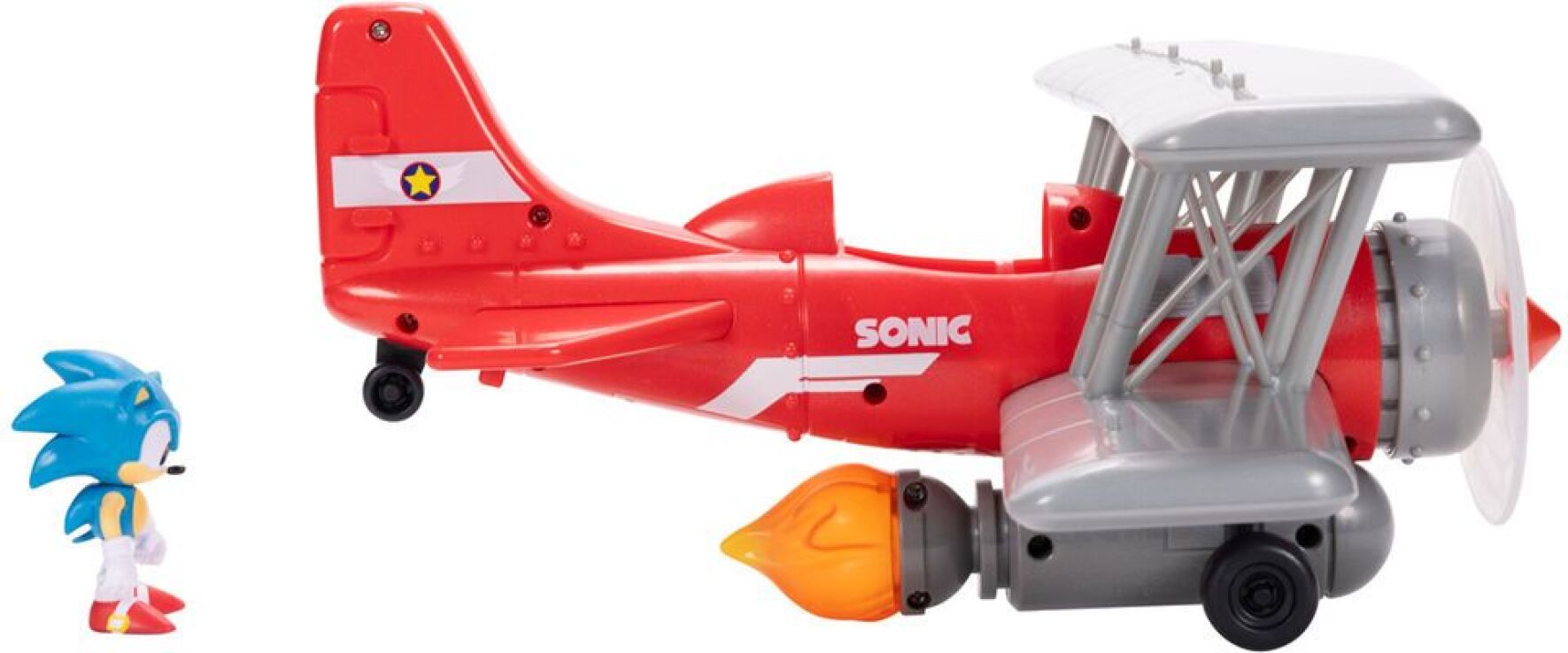 Jakks Pacific Sonic Φιγούρα 2.5'' Sonic & Tornado Biplane (423284) (4)