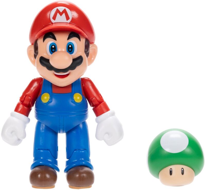 Jakks Pacific Φιγούρα 4'' Super Mario W.40-5 Σχέδια (424424-6) (0)