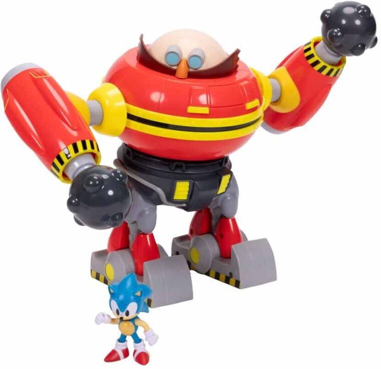 Jakks Pacific Sonic Φιγούρα 2.5'' Egg Hammer Robot Deluxe Playset (428154) (3)