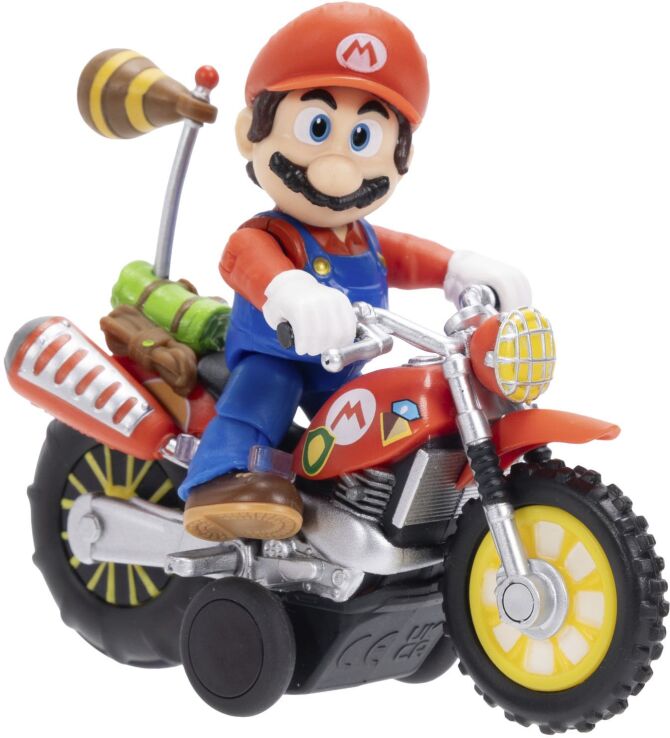 Jakks Pacific Super Mario Galaxy Movie Φιγούρες 2.5'' & Vehicle W.1-2 Σχέδια (432324) (0)