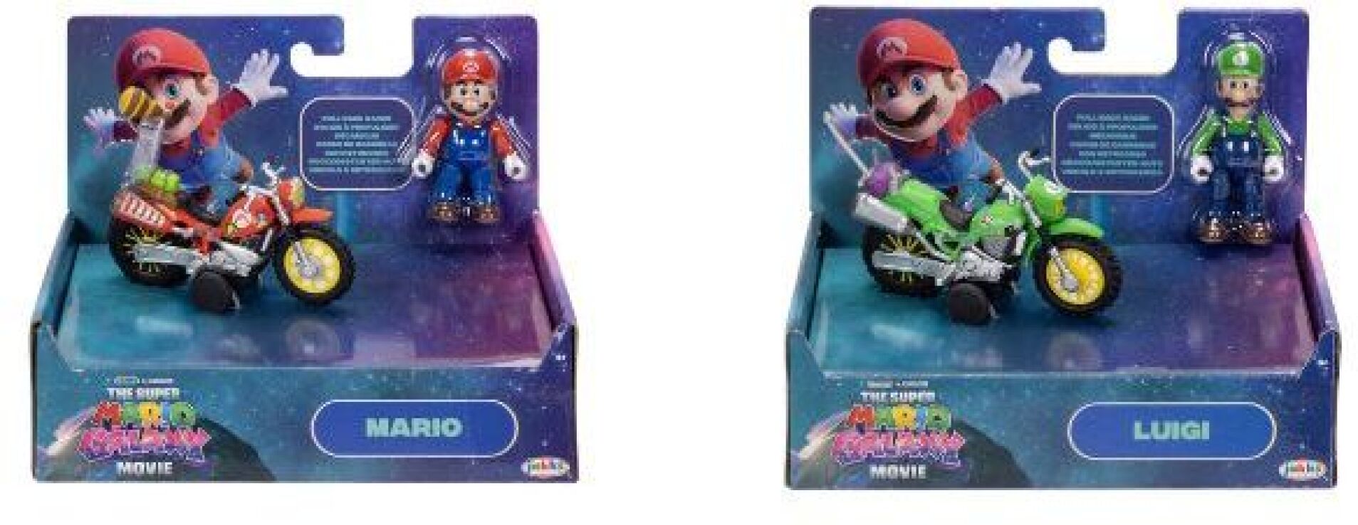 Jakks Pacific Super Mario Galaxy Movie Φιγούρες 2.5'' & Vehicle W.1-2 Σχέδια (432324) (2)
