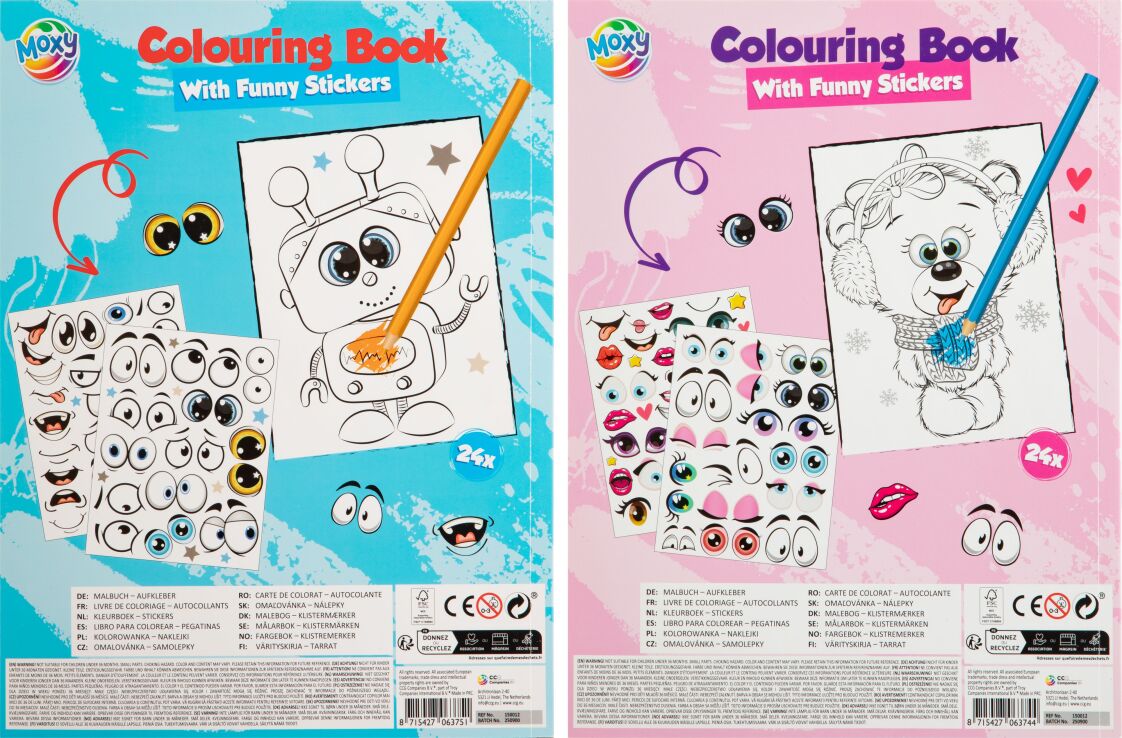 CCG Gravix Μπλοκ Ζωγραφικής 24 Φύλλων Colouring Book-2 Σχέδια (150012) (4)
