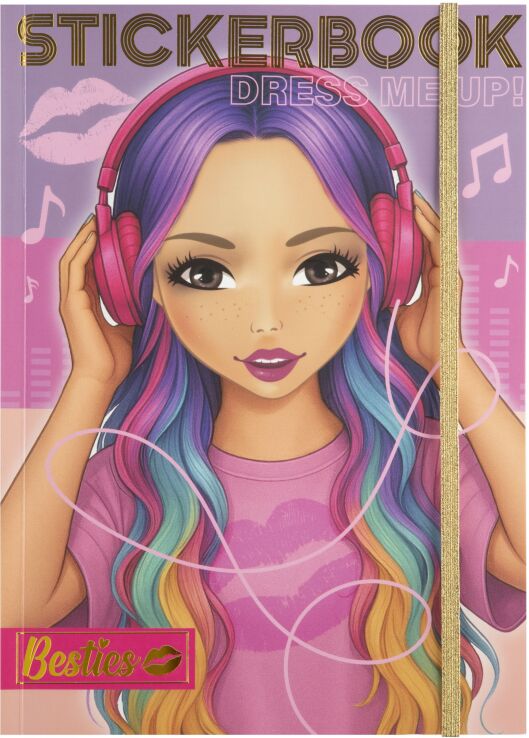 CCG Besties Μπλοκ Με Αυτοκόλλητα Dress Me Up Neon (140001-01) (0)