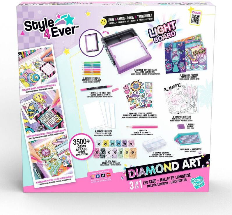 Canal Style 4 Ever Diamond Art Led Case 3 In 1 (OFG300) (10)
