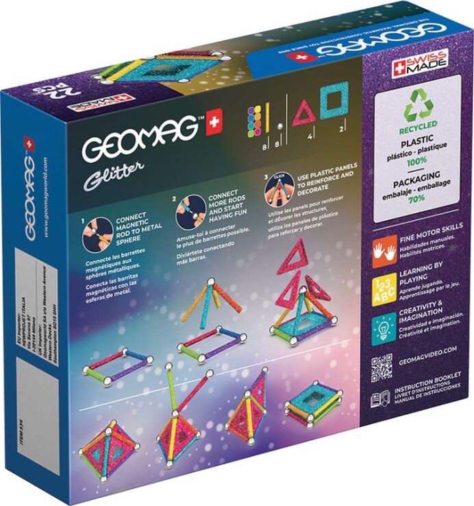 Geomag Σετ Glitter 22-Green (PF.527.534.00) (6)