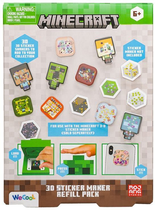 WT Minecraft DIY Refill Pack 3D Sticker Maker (15301M) (0)