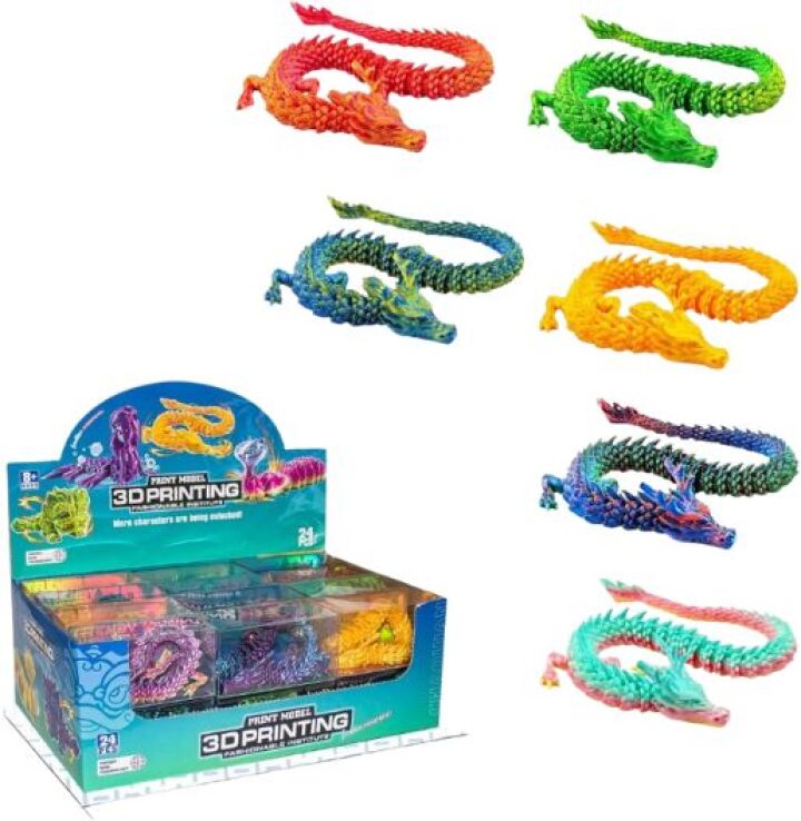 BW 3D Printing Δράκος 28cm-6 Σχέδια-1Τμχ (XD-046) (0)