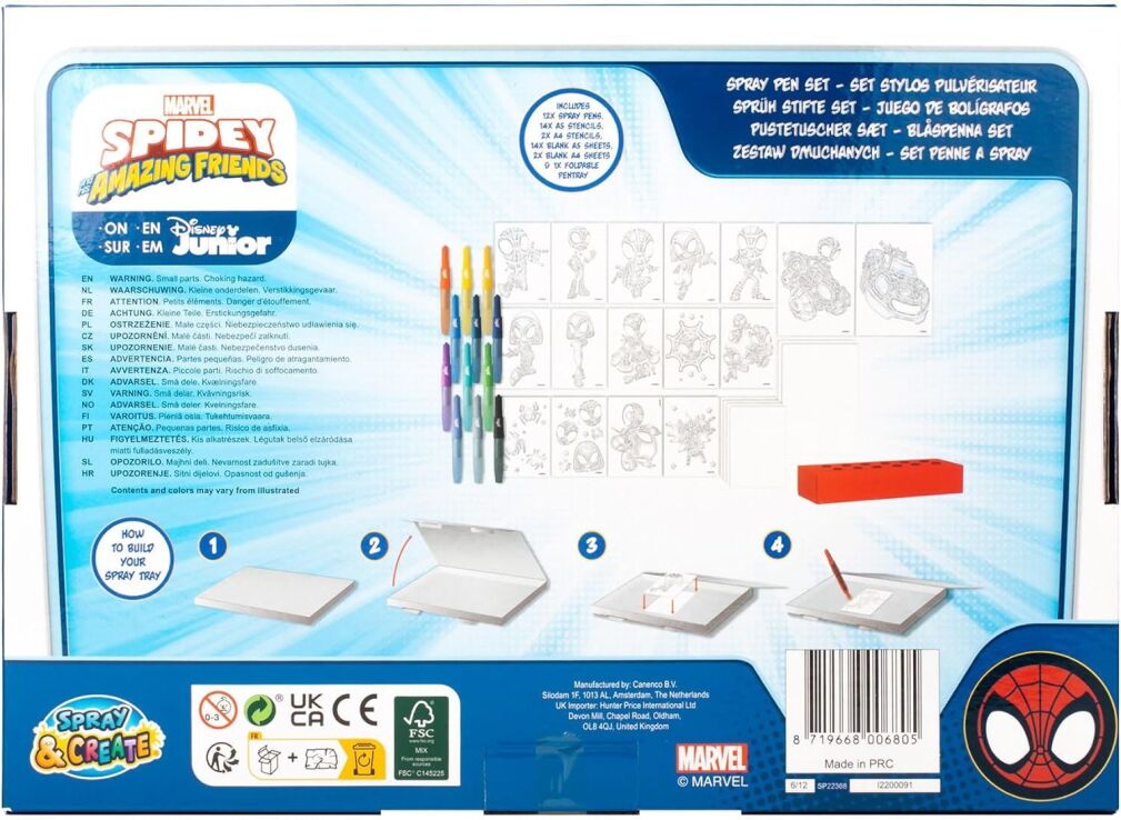 Canenco Spidey Αερογράφος Set Desktop Box (SP22368) (5)