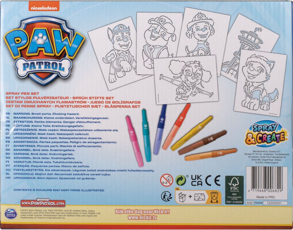 Canenco Paw Patrol Αερογράφος Set (PW22364) (2)
