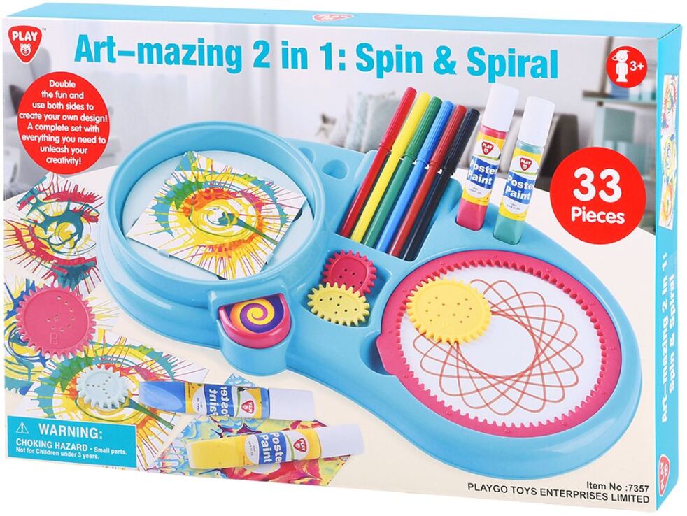 Playgo Art-Mazing Spin & Spiral 2 In 1 (7357) (0)