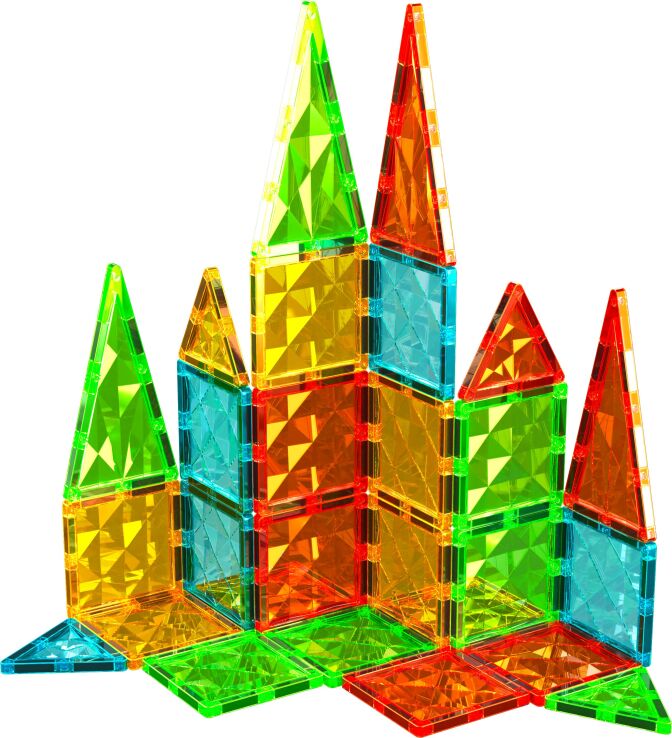 Geomag Magnetic Tiles Gems 60pcs. (PF.224.103.00) (2)