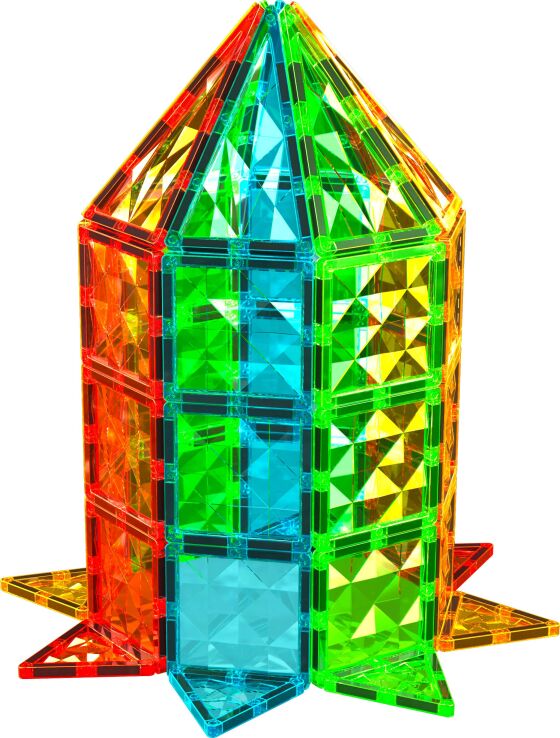 Geomag Magnetic Tiles Gems 60pcs. (PF.224.103.00) (4)