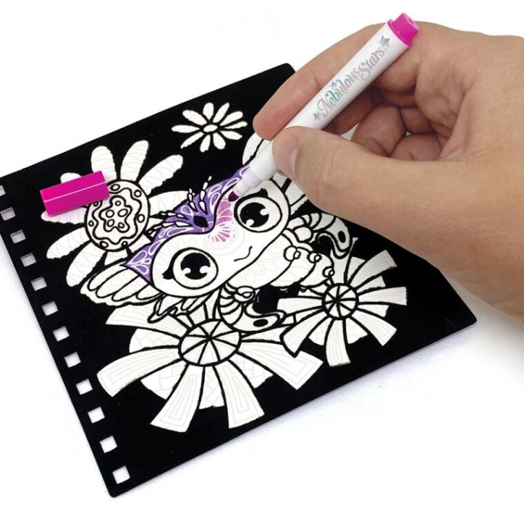 Nebulous Stars Small Creative Book-Magic Pattern Velvet (11026) (2)