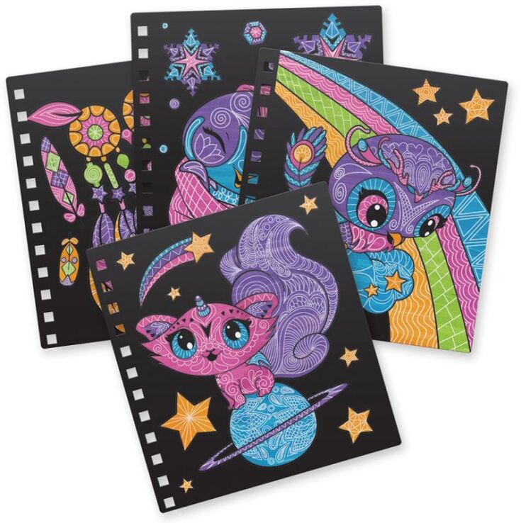 Nebulous Stars Small Creative Book-Magic Pattern Velvet (11026) (3)