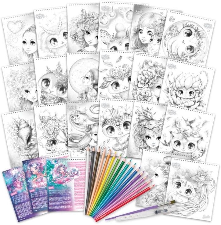 Nebulous Stars Watercoloring Book Set (11133) (3)