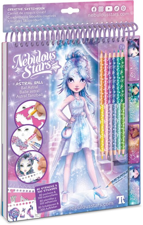 Nebulous Stars Fashion Sketchbook-Star Gala (11142) (0)