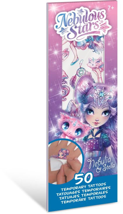 Nebulous Stars Temporary Mini Pad Tattoos-4 Σχέδια (11458) (0)