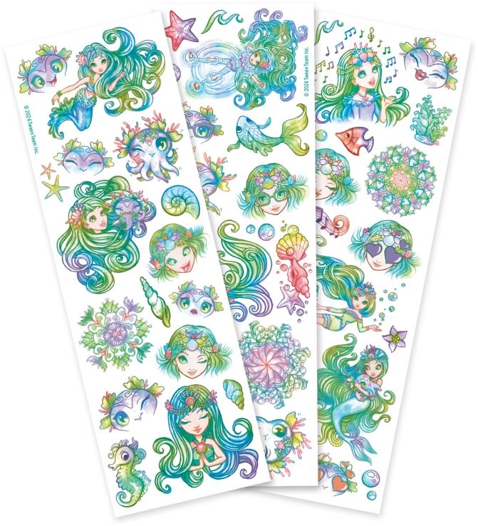 Nebulous Stars Temporary Mini Pad Tattoos-4 Σχέδια (11458) (4)