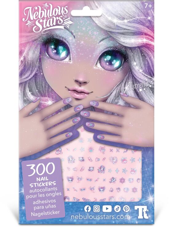 Nebulous Stars Nail Stickers-2 Σχέδια (11459) (0)