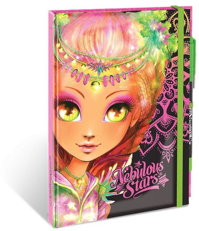Nebulous Stars Deluxe Black Notebook-3 Σχέδια (11583) (3)