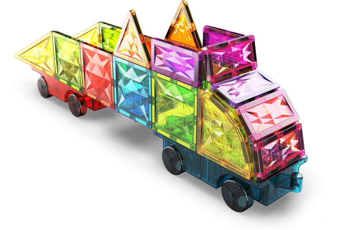 Geomag Magnetic Tiles Gems Vehicles 24pcs. (PF.224.211.00) (2)