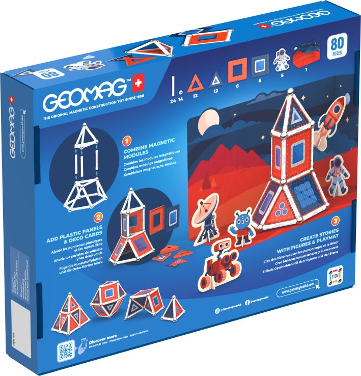Geomag Magnetic Stories Mars Exploration 80 (PF.521.502.00) (6)